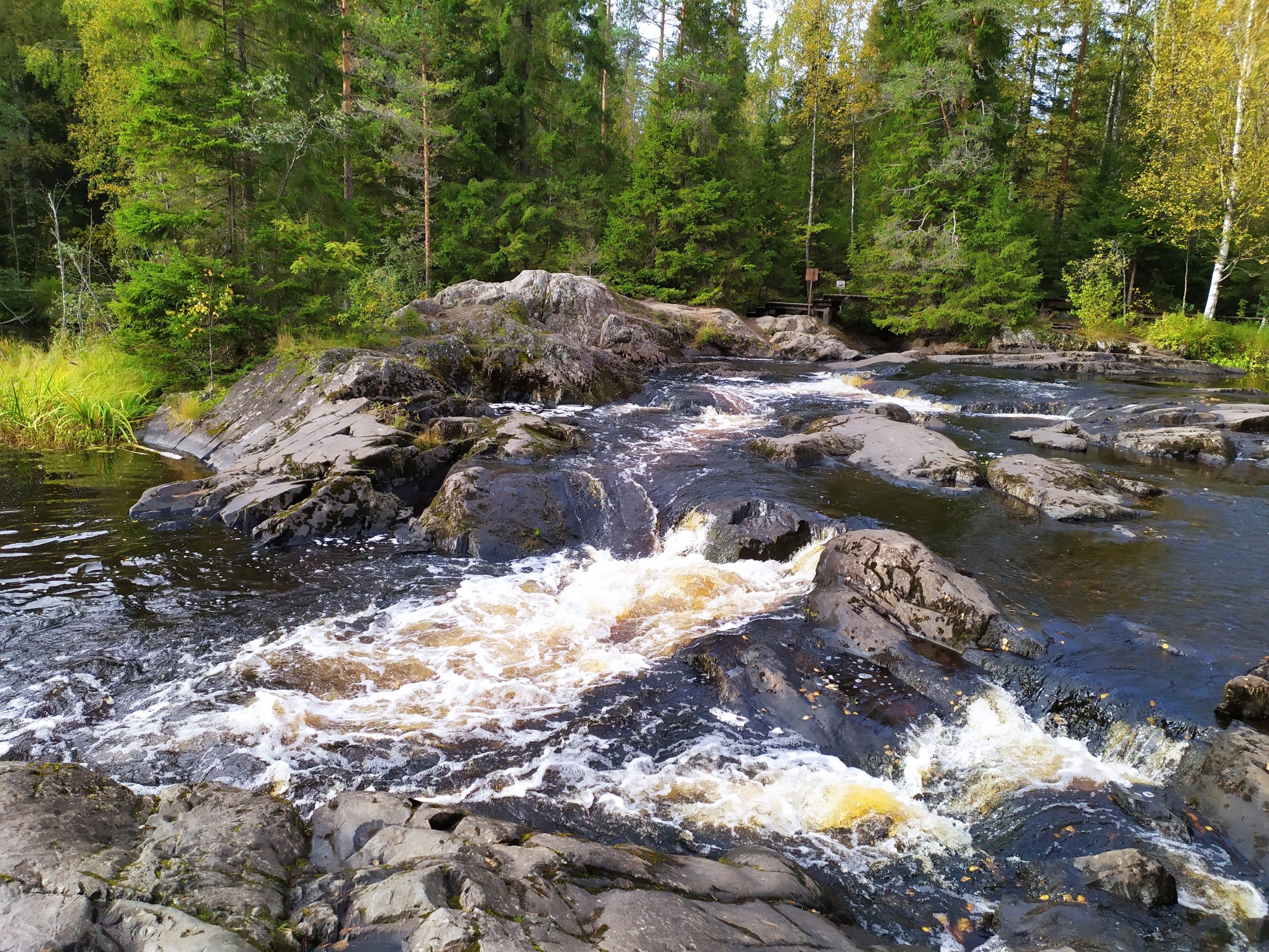 Водопады ахвенкоски карелия фото