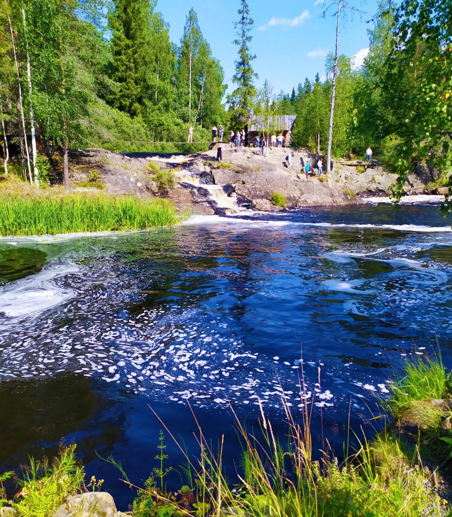 Водопады ахвенкоски карелия фото