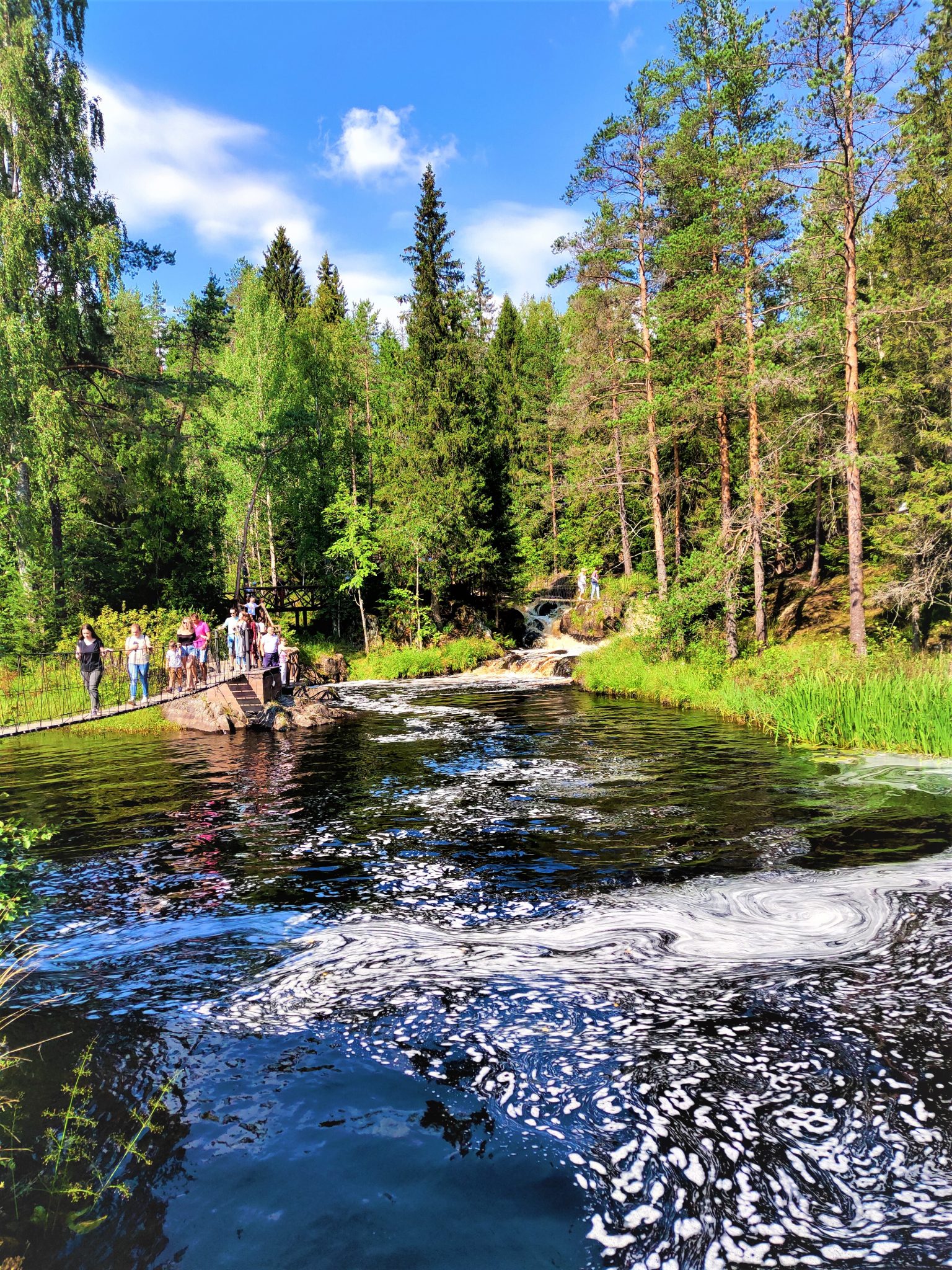 Водопады ахвенкоски карелия фото